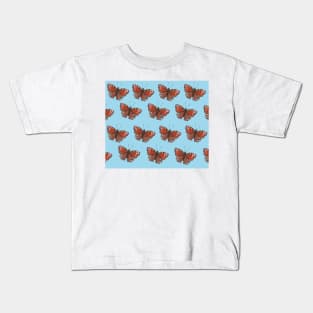 Amazing peacock butterfly Kids T-Shirt